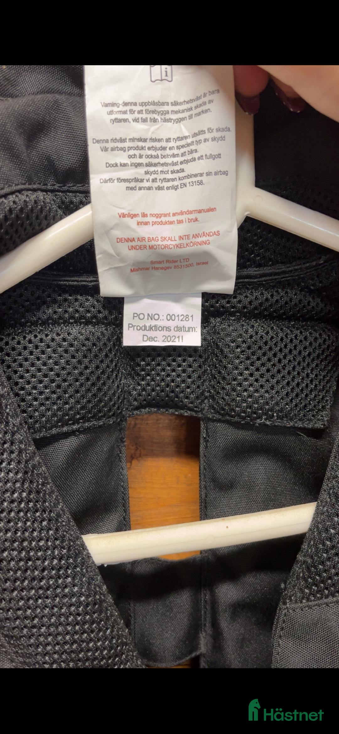 Säkerhetsvästar ryttarutrustning till salu: Ny airbag  i Väderstad - Annons 4