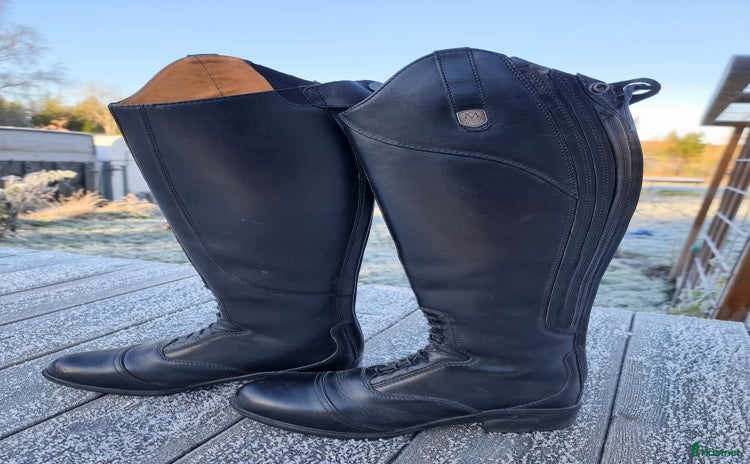 Ridstövlar ryttarutrustning till salu: Nya läderridstövlar Mountain horse i Vänersborg - Annons 10