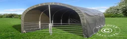 Stallinredning, stängsel & gård övrig utrustning till salu: Vindskydd för djur 3 x 6 x 2,8 m PVC Grön - Annons 1