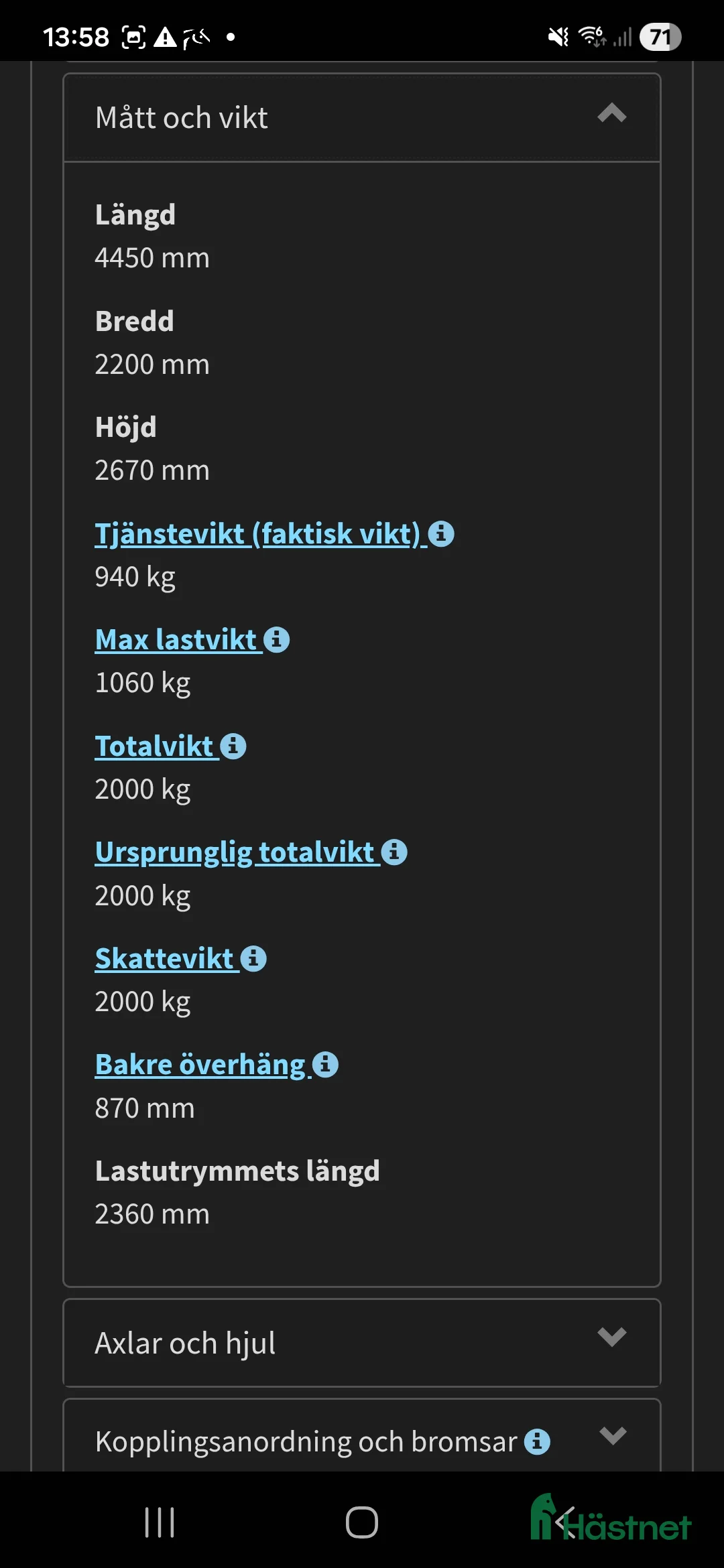 Hästtransporter  fordon & transport till salu: Böckmann Comfort (glasfibervagn) i Nykvarn - Annons 8
