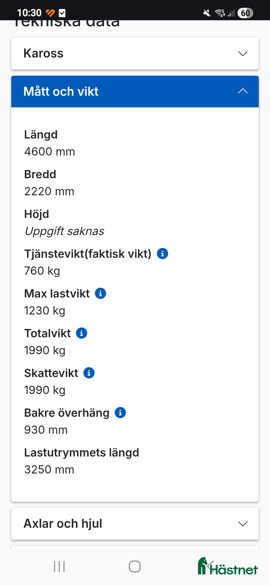 Hästtransporter  fordon & transport till salu: Umesläp ba45 Fronturlastning  - Annons 13