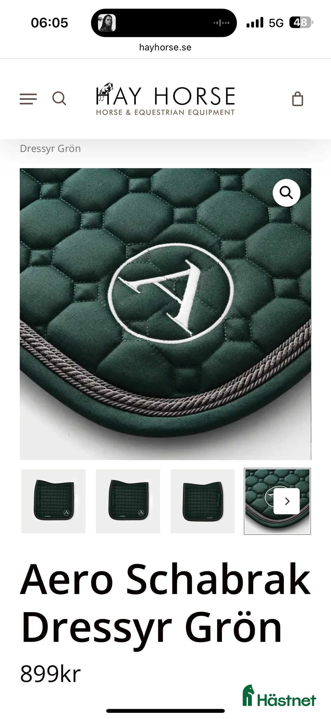 Schabrak & Vojlockar hästutrustning till salu: Alequi Schabrak+ lindor +huva - Annons 2