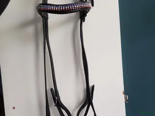 Islandshästutrustning övrig utrustning till salu: Svart remontträns med tyglar *islandsfärger* i Timrå - Annons 3