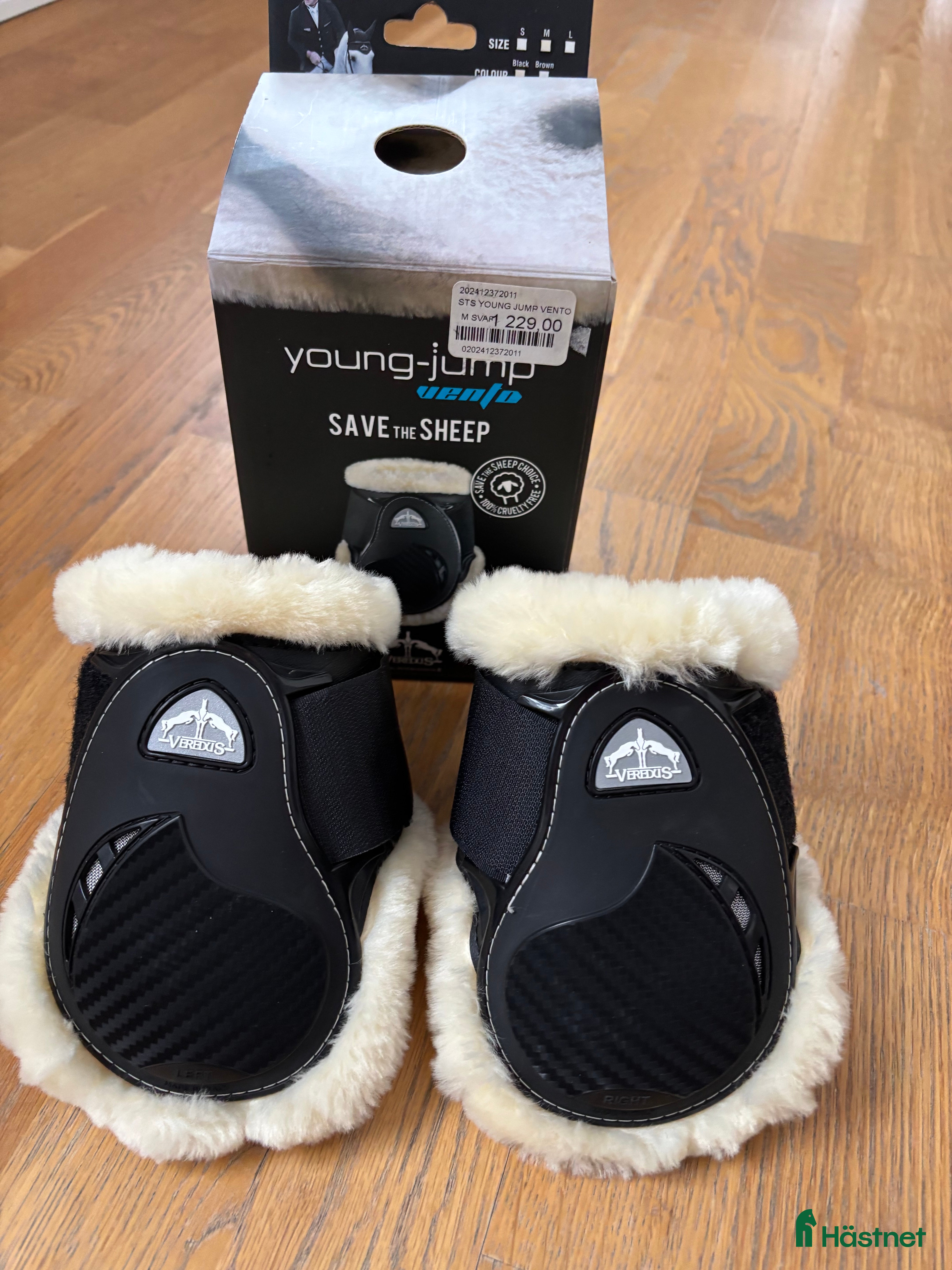 Benskydd hästutrustning Veredus svarta benskydd stl M i Huskvarna - Annons 6