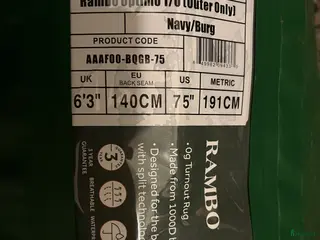 Täcken hästutrustning till salu: Rambo optimo i Tingsryd - Annons 1