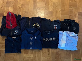 Övrigt Ridkläder ryttarutrustning till salu: Märkes rid-tröjor olika modeller i Lidingö - Annons 1