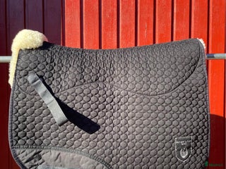 Schabrak & Vojlockar hästutrustning till salu: Schabrak med äkta fårskinn chris i Göteborg - Annons 1