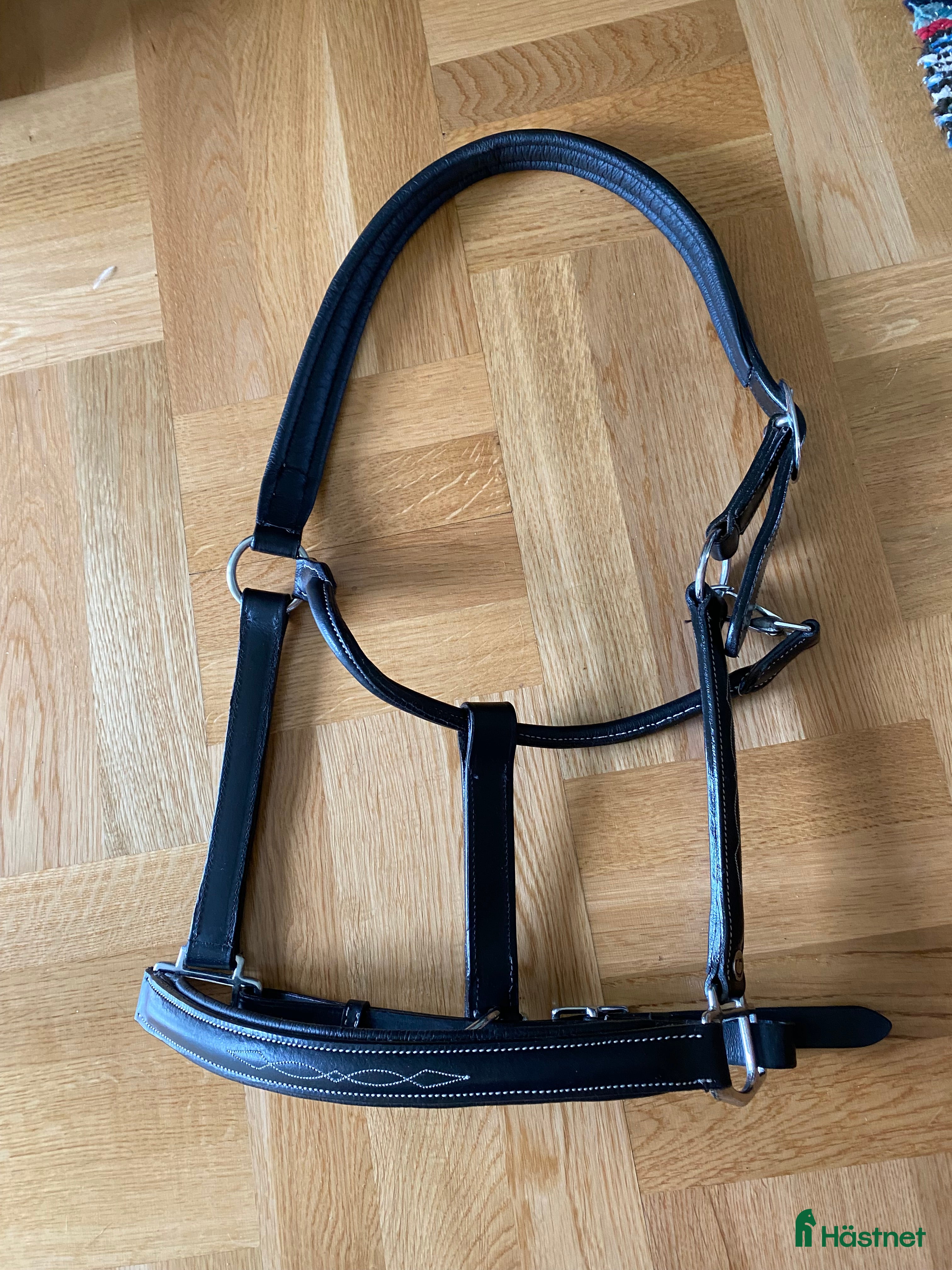 Övrig Hästutrustning hästutrustning Svart lädergrimma full - Annons 4