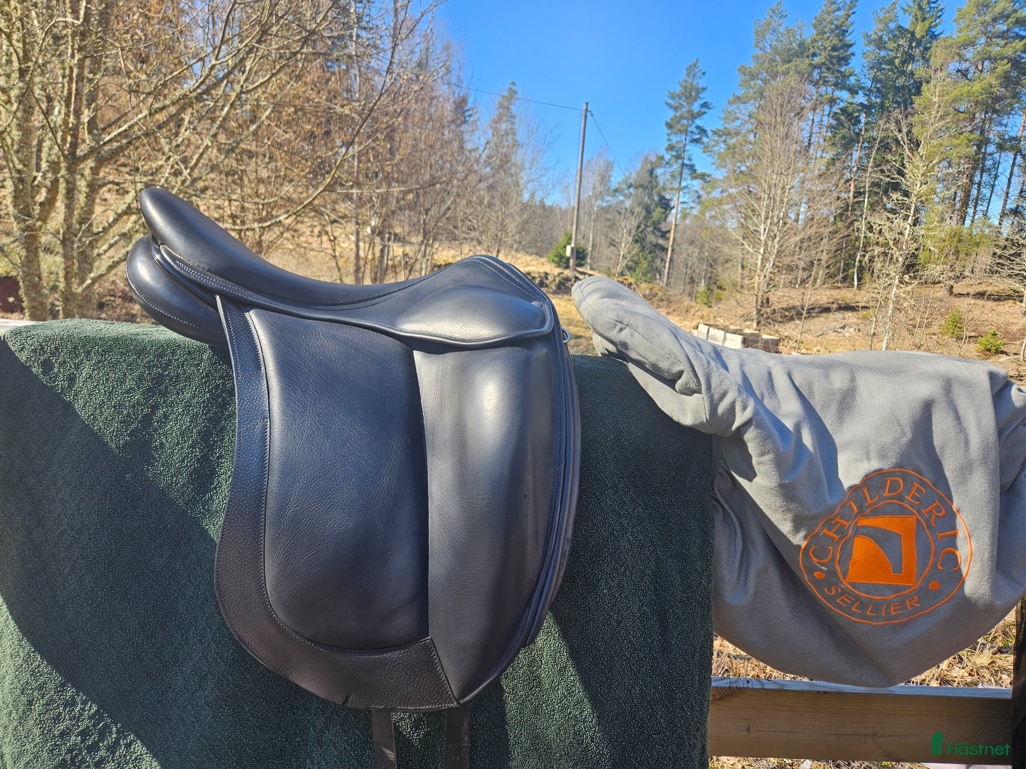 Sadlar hästutrustning Svart Childeric dressyrsadel - Annons 20