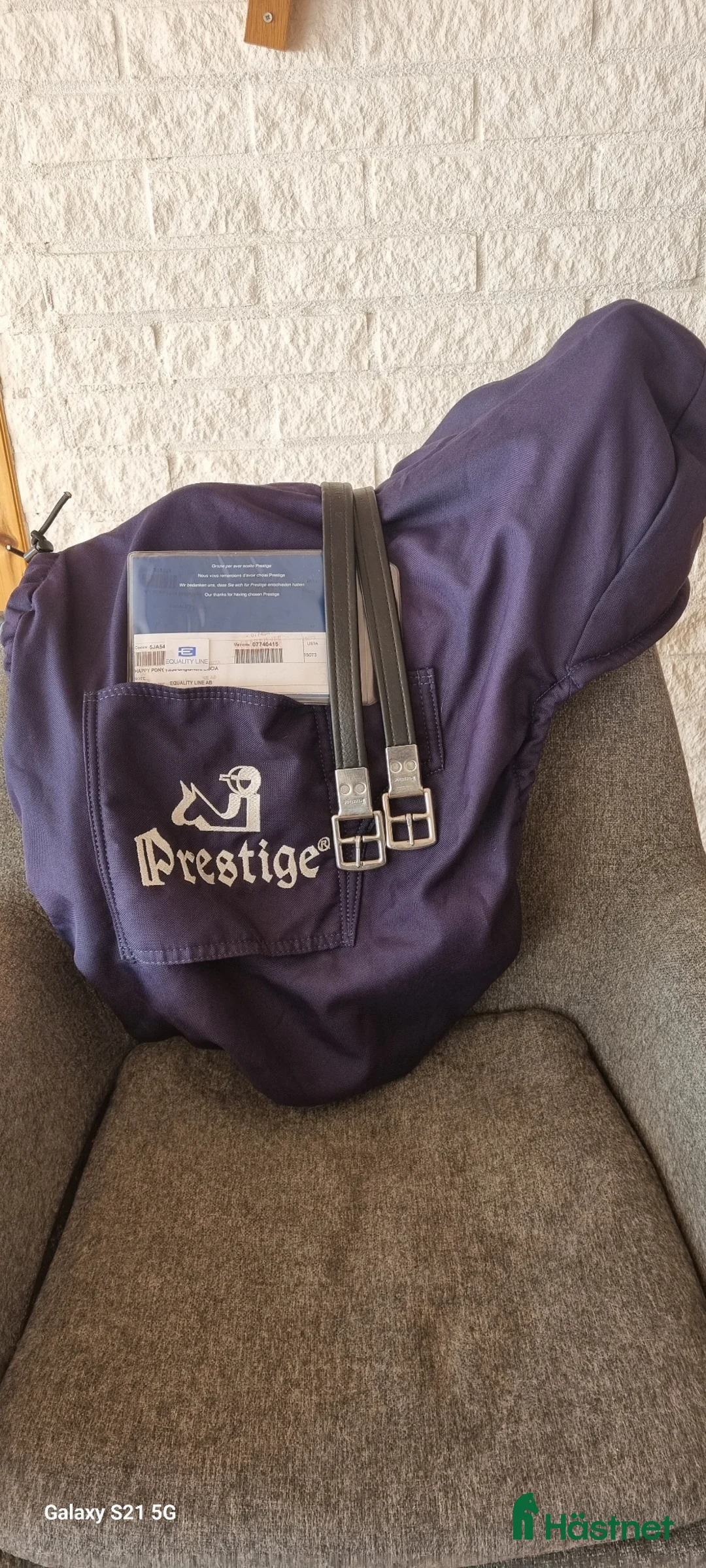 Sadlar hästutrustning till salu: Prestige Happy Pony 15"/34" - Annons 1