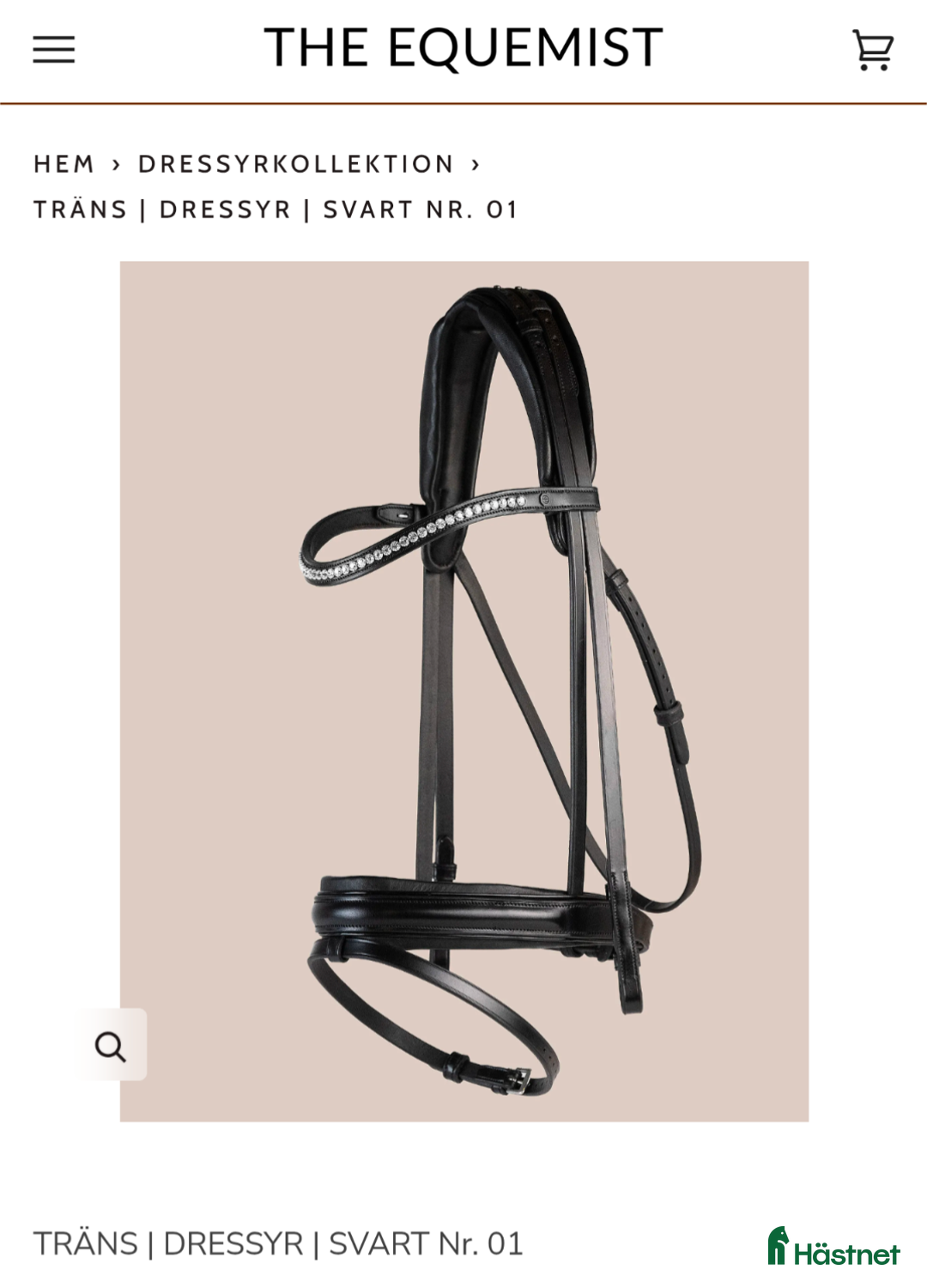 Träns hästutrustning till salu: The Equemist dressyrträns  i Haparanda - Annons 2