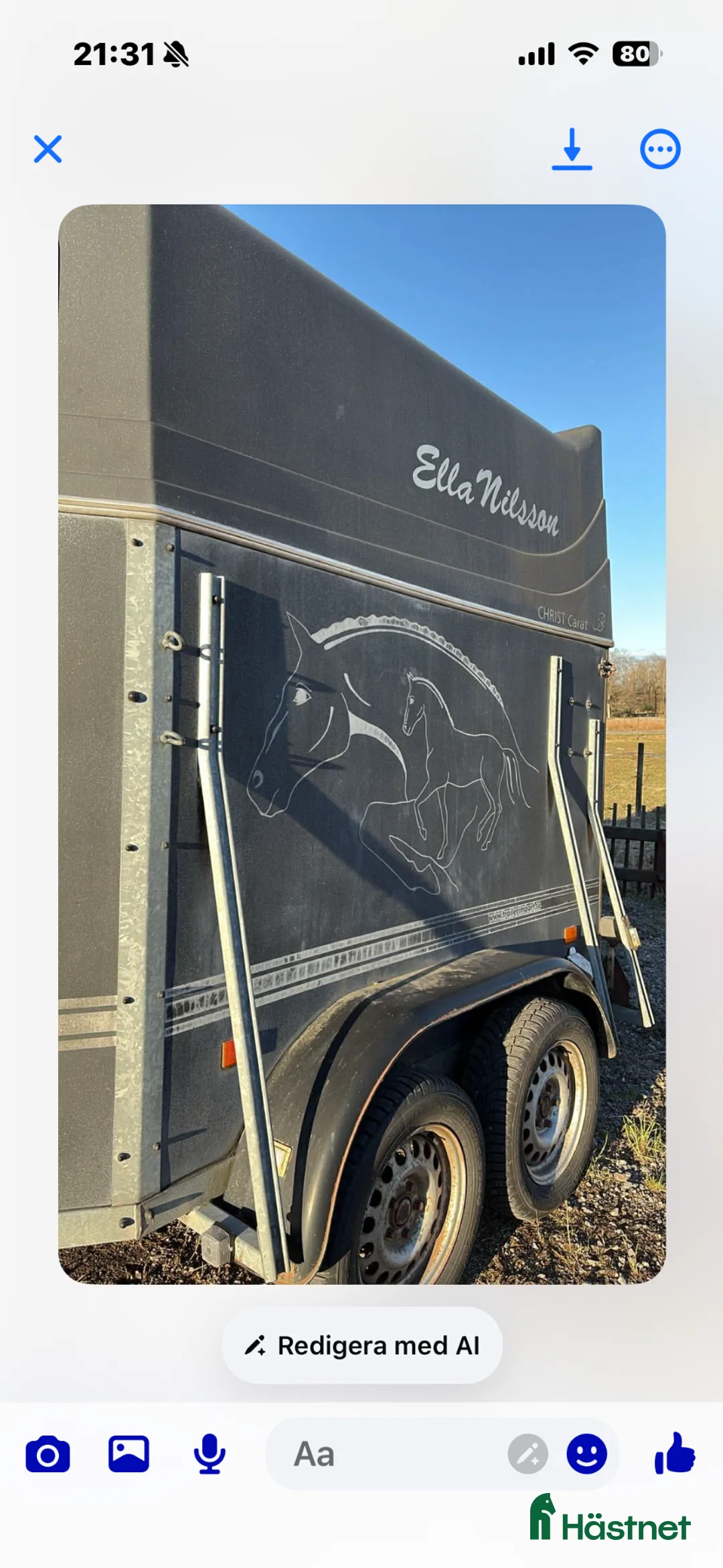 Hästtransporter  fordon & transport till salu: Christ carat - Annons 2