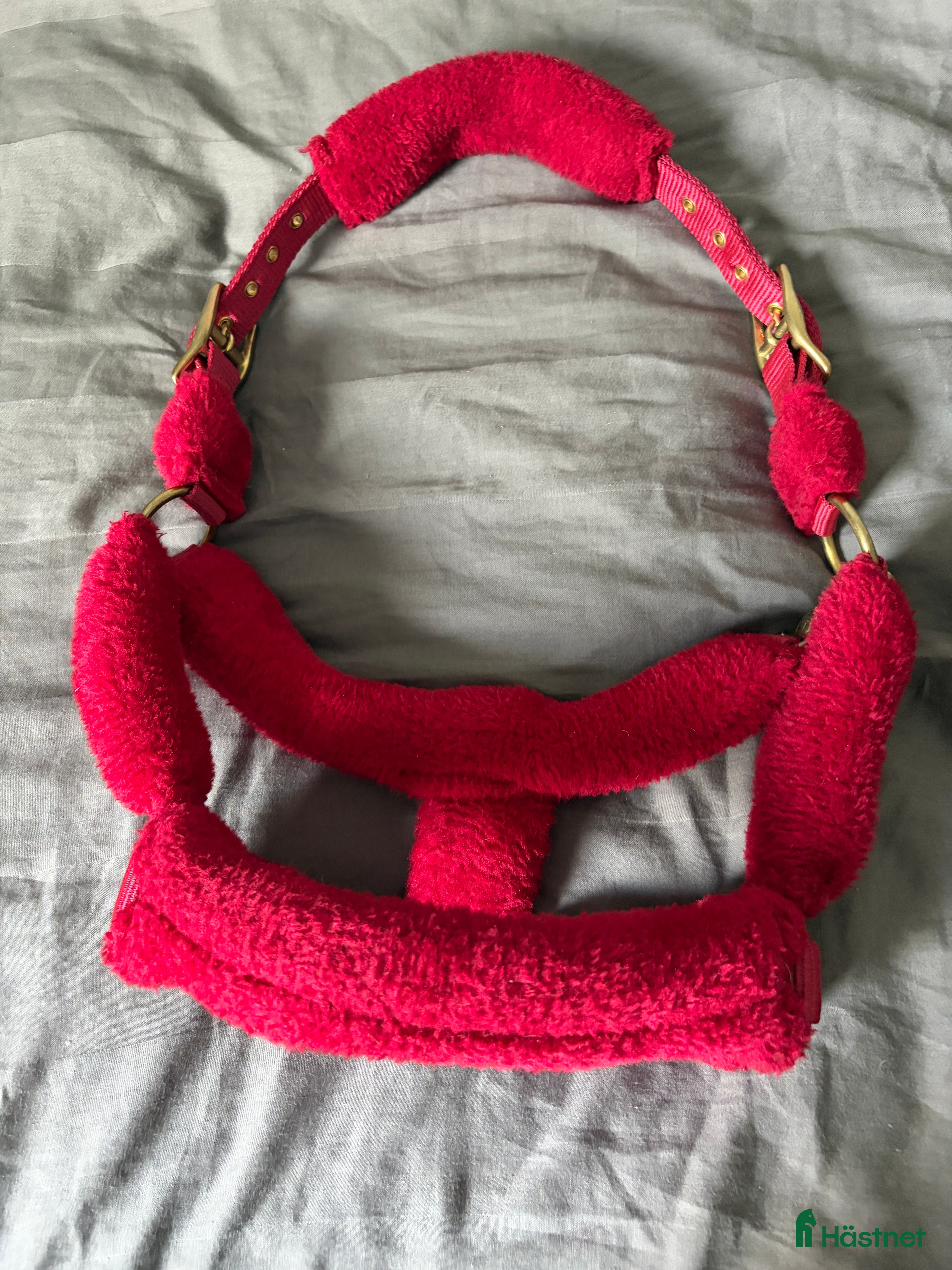 Övrig Hästutrustning hästutrustning Röd fluffgrimma i Nol - Annons 18