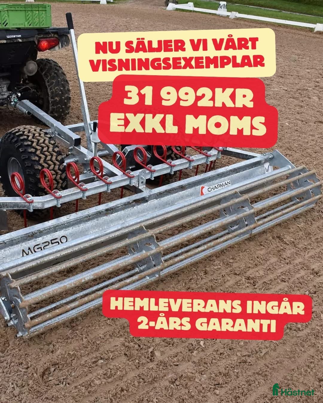 Övrig utrustning övrig utrustning till salu: RIDBANEHARV  - Annons 18