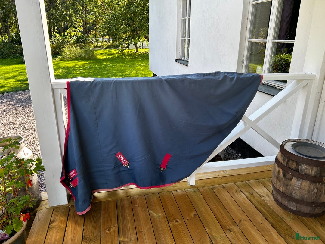 Täcken hästutrustning till salu: Horswere regntäcke 145 i Alunda - Annons 1