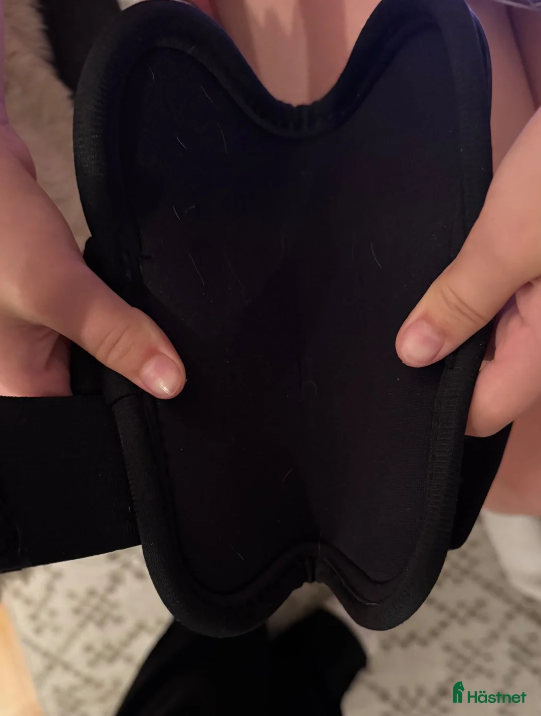 Benskydd hästutrustning till salu: Hansbro senskydd med neopren stl M  - Annons 2