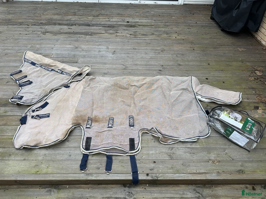 Täcken hästutrustning till salu: Rambo Protector flugtäcke - Annons 1