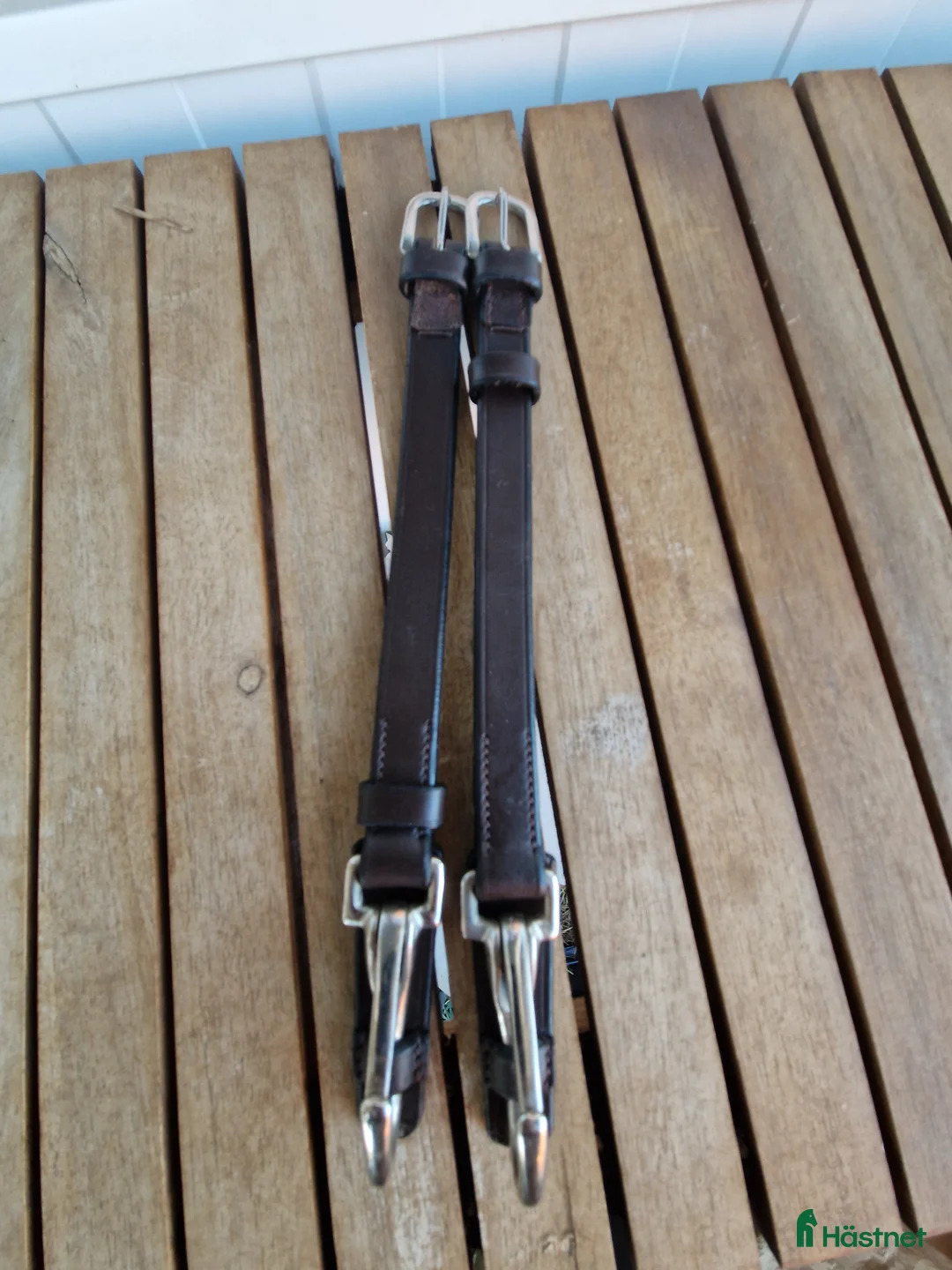 Träns hästutrustning till salu: Sidostycken, brun, full, Dyon - Annons 1