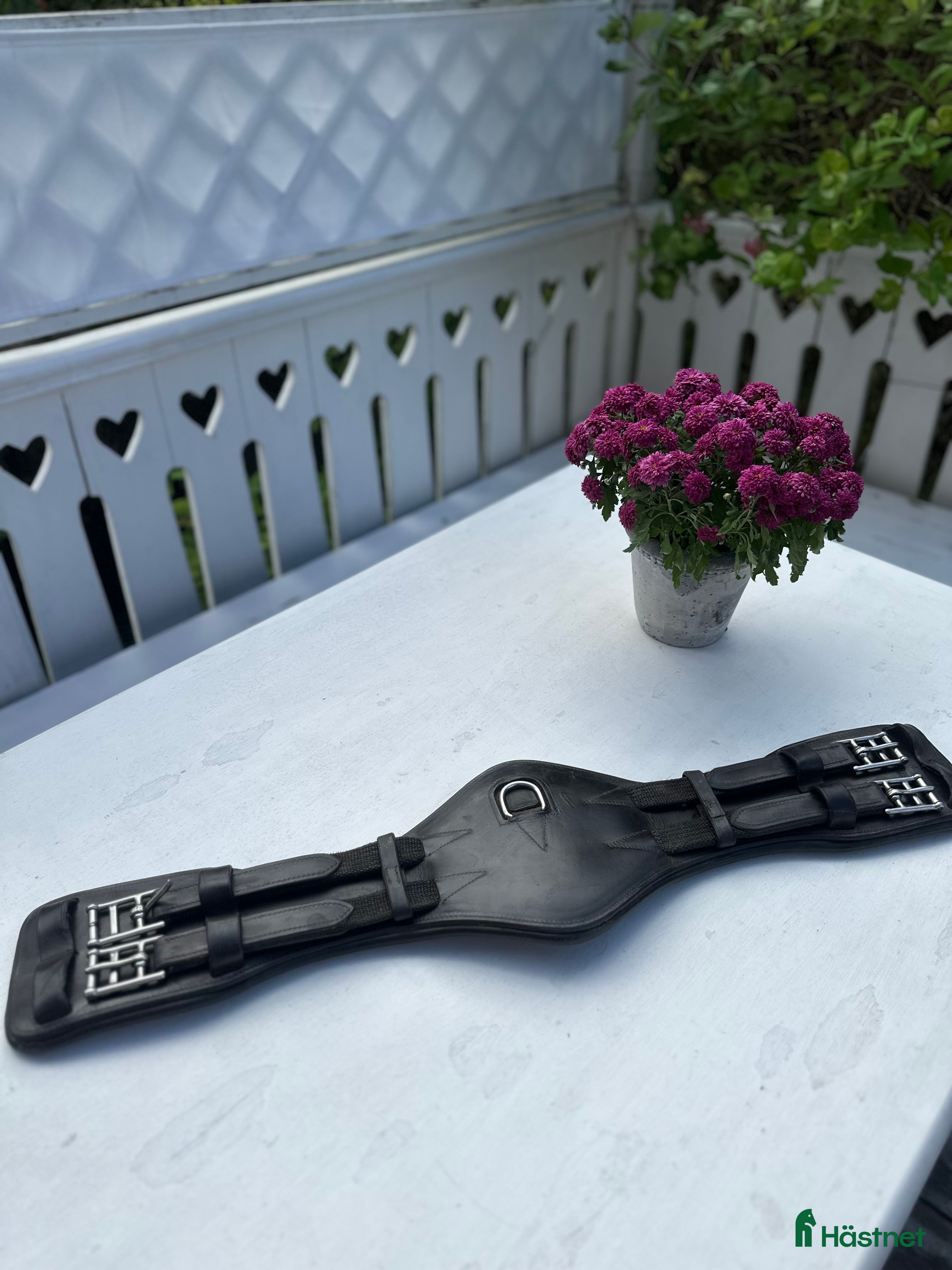 Sadeltillbehör hästutrustning till salu: Dressyrgjord i läder i Lidingö - Annons 4