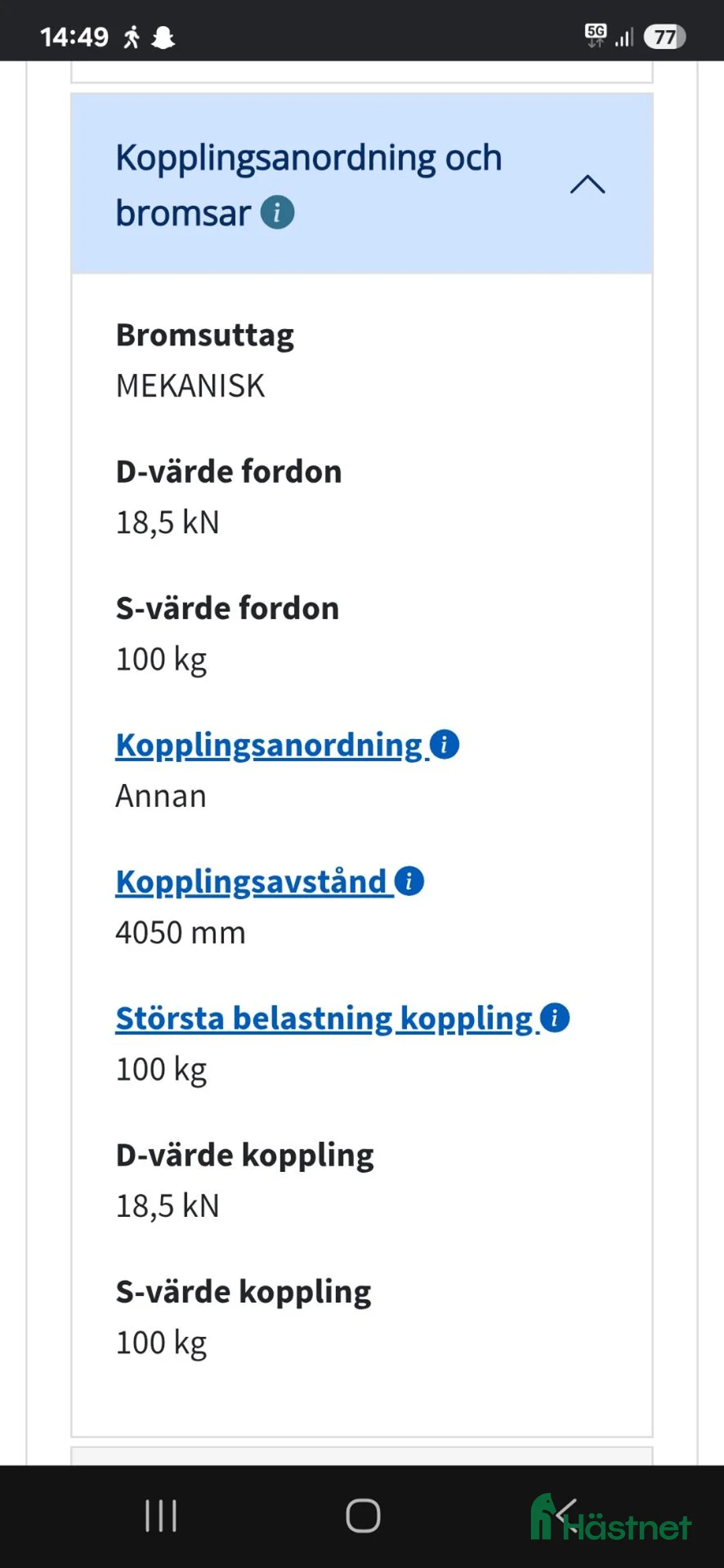 Hästtransporter  fordon & transport till salu: Säljes Cheval frontutlastning + vanlig i Mölnbo - Annons 13