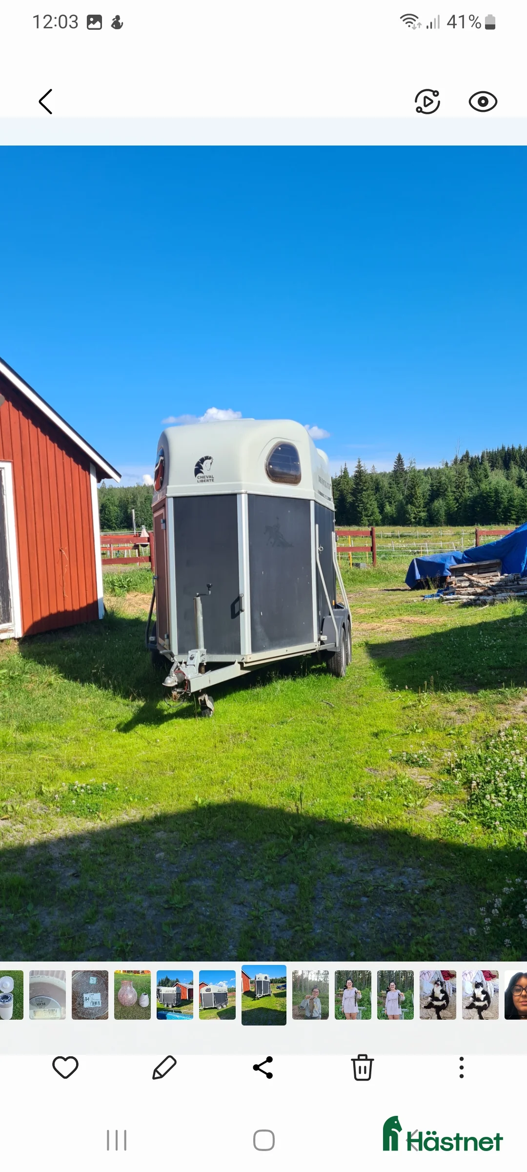 Hästtransporter  fordon & transport till salu: Chevall liberte  i Gnarp - Annons 2