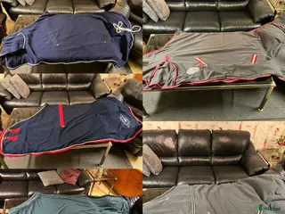 Täcken hästutrustning Fleecetäcken i fint skick storlek 155 - Annons 5