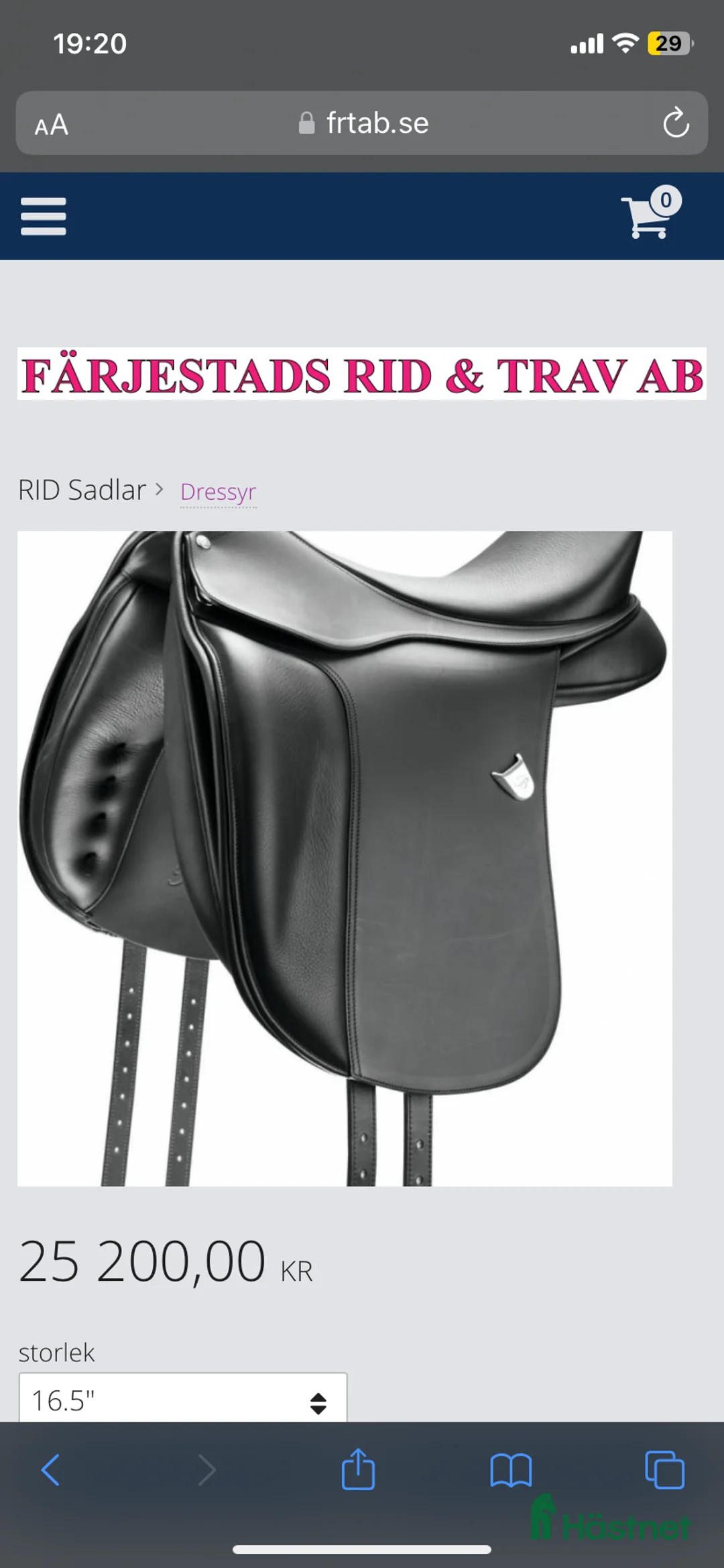 Sadlar hästutrustning till salu: Fin dressyrsadel - Annons 6