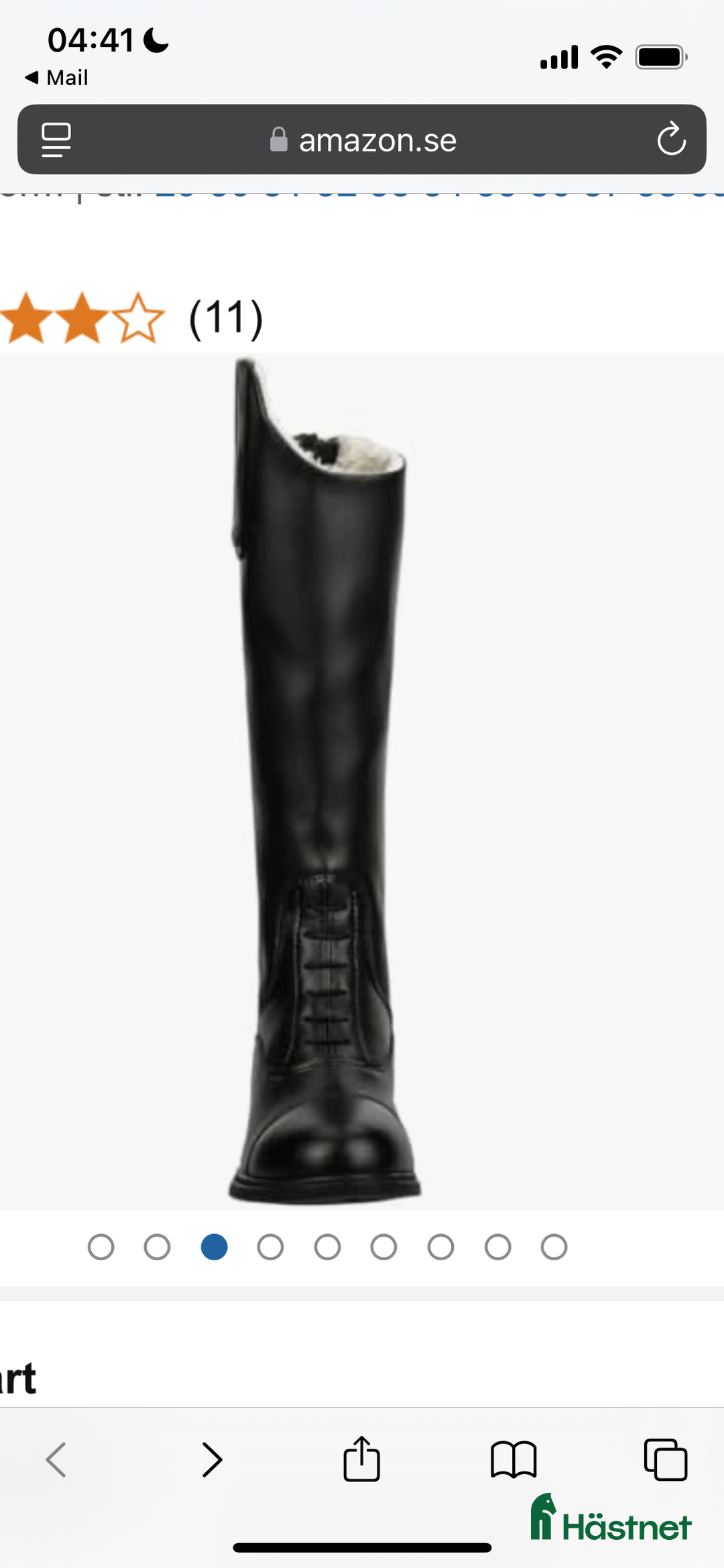 Ridstövlar ryttarutrustning till salu: Helt nya vinter ridstövlar ❄️ i Degeberga - Annons 3