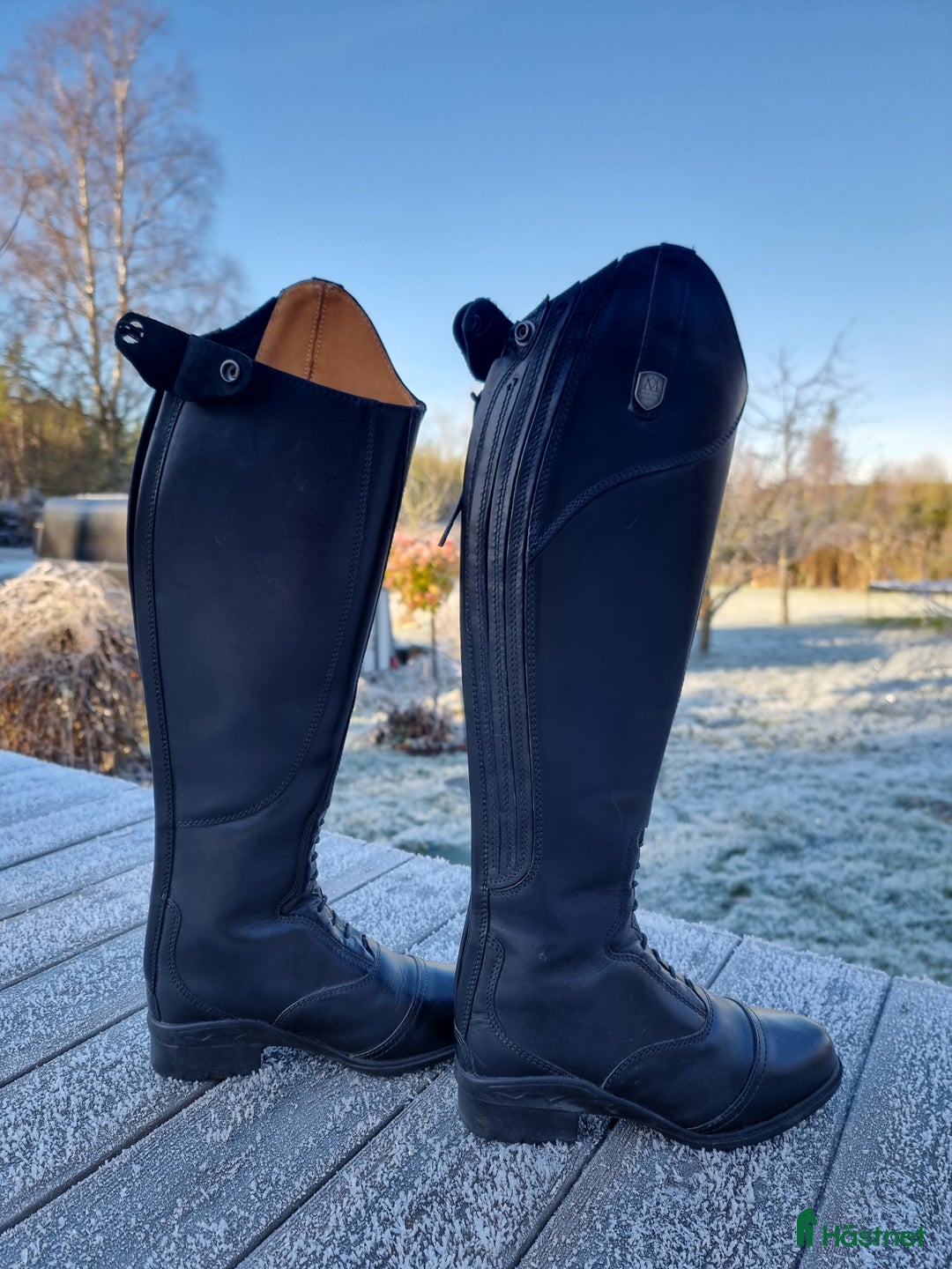 Ridstövlar ryttarutrustning till salu: Nya läderridstövlar Mountain horse i Vänersborg - Annons 2