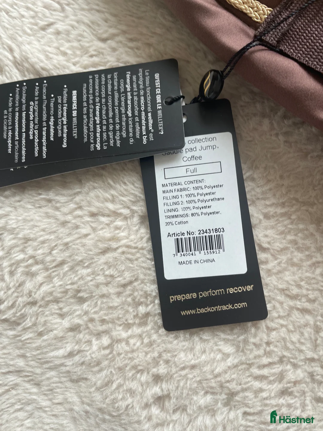 Schabrak & Vojlockar hästutrustning till salu: Back on track schabrak i full  - Annons 4