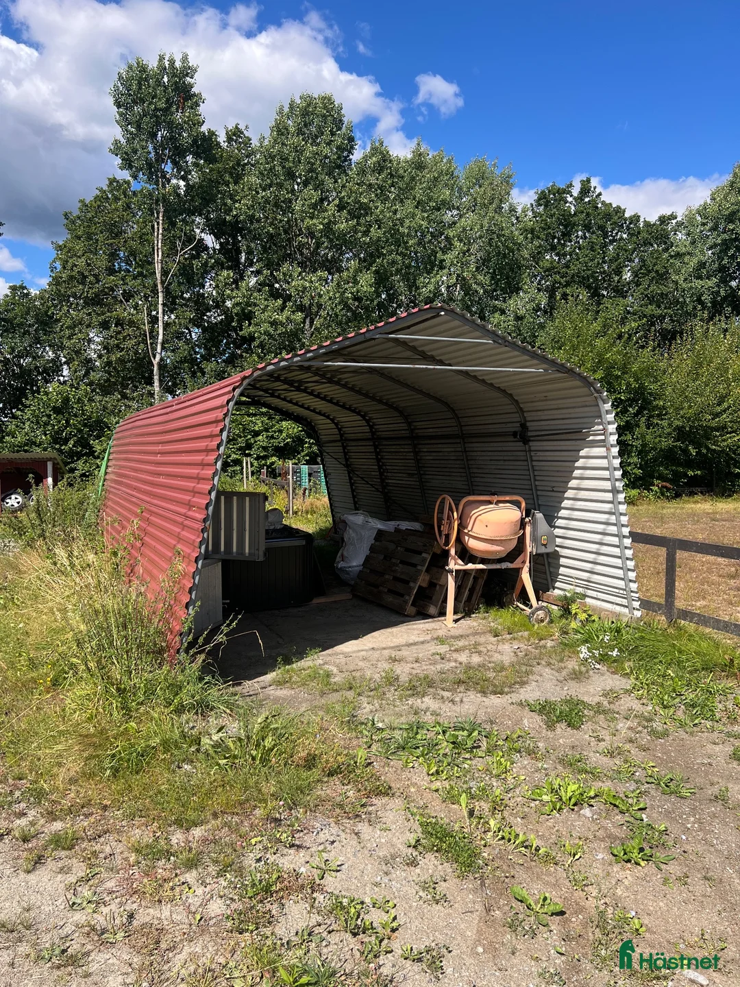 Stallinredning, stängsel & gård övrig utrustning till salu: Rundhall plåt/stål - Annons 1