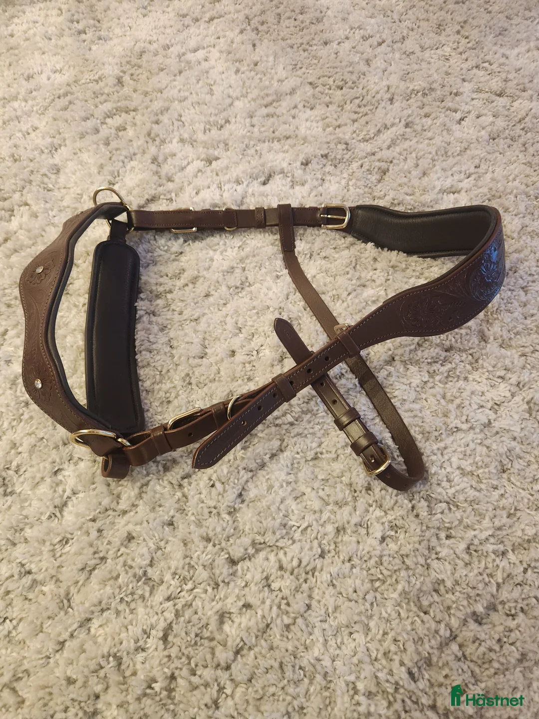 Träns hästutrustning till salu: Sidepull med ergonomiskt nackstycke i Borlänge - Annons 2