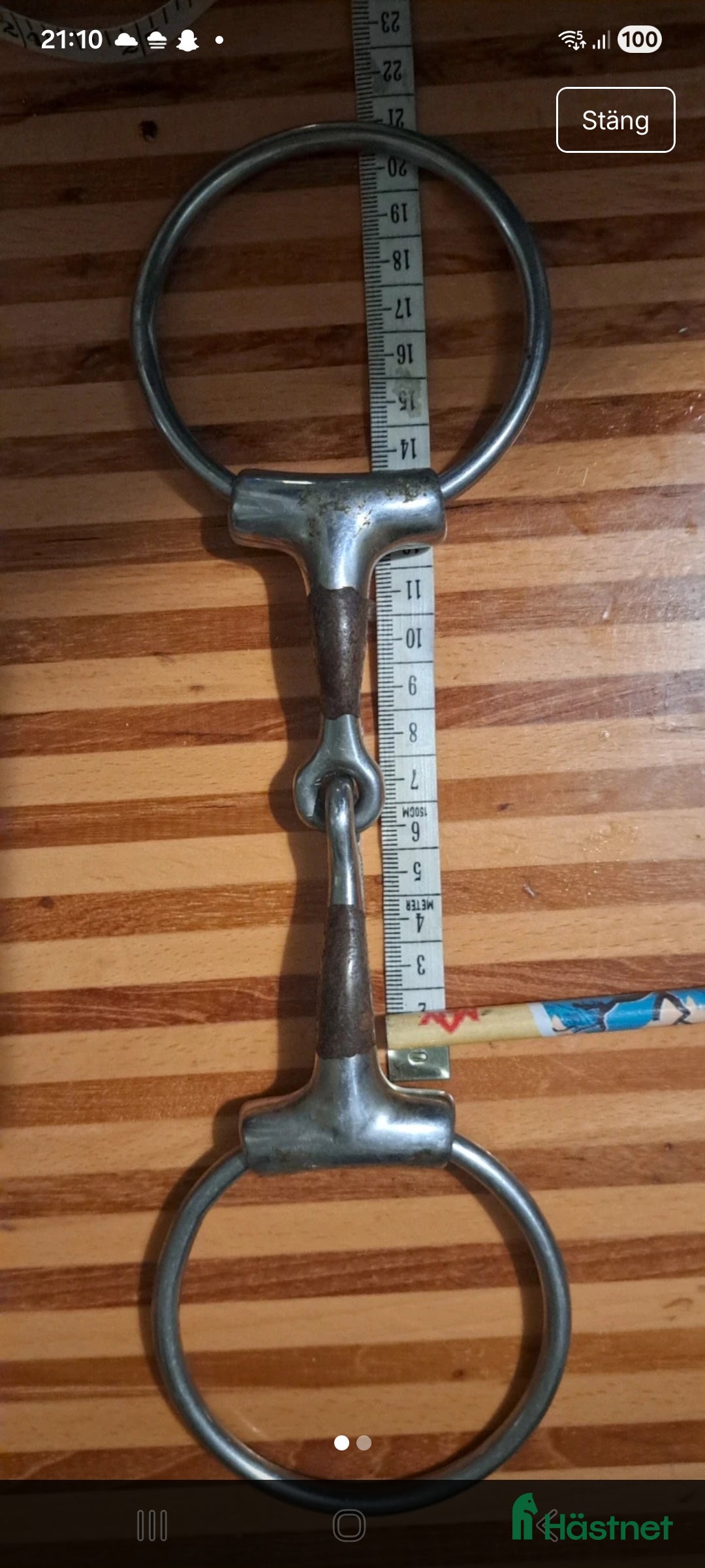 Bett hästutrustning Tvådelat valsbett  i Åre - Annons 1