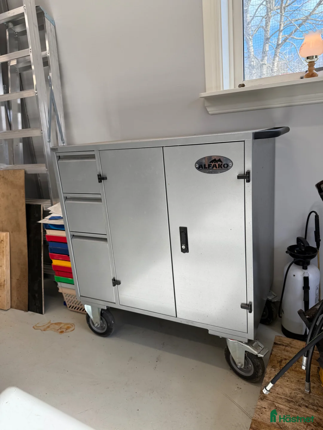 Övrig utrustning övrig utrustning till salu: Sadelskåp Alfako MIDI eco stål - Annons 3