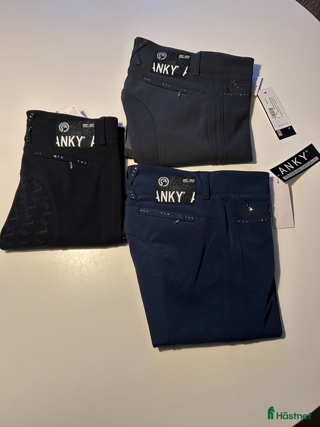 Ridbyxor ryttarutrustning till salu: NYA ANKY ridbyxor storlek 140-176 + Anky Lindor  i Vellinge - Annons 1