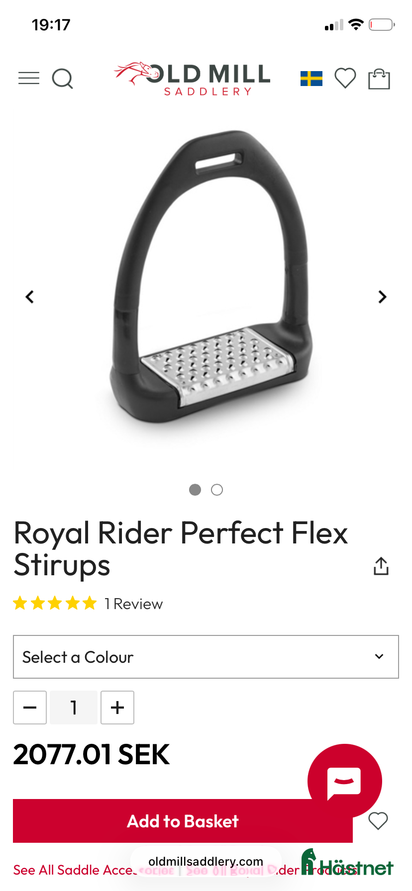 Stigbyglar hästutrustning Stigbyglar Royal rider perfekt flex i fint skick  - Annons 1