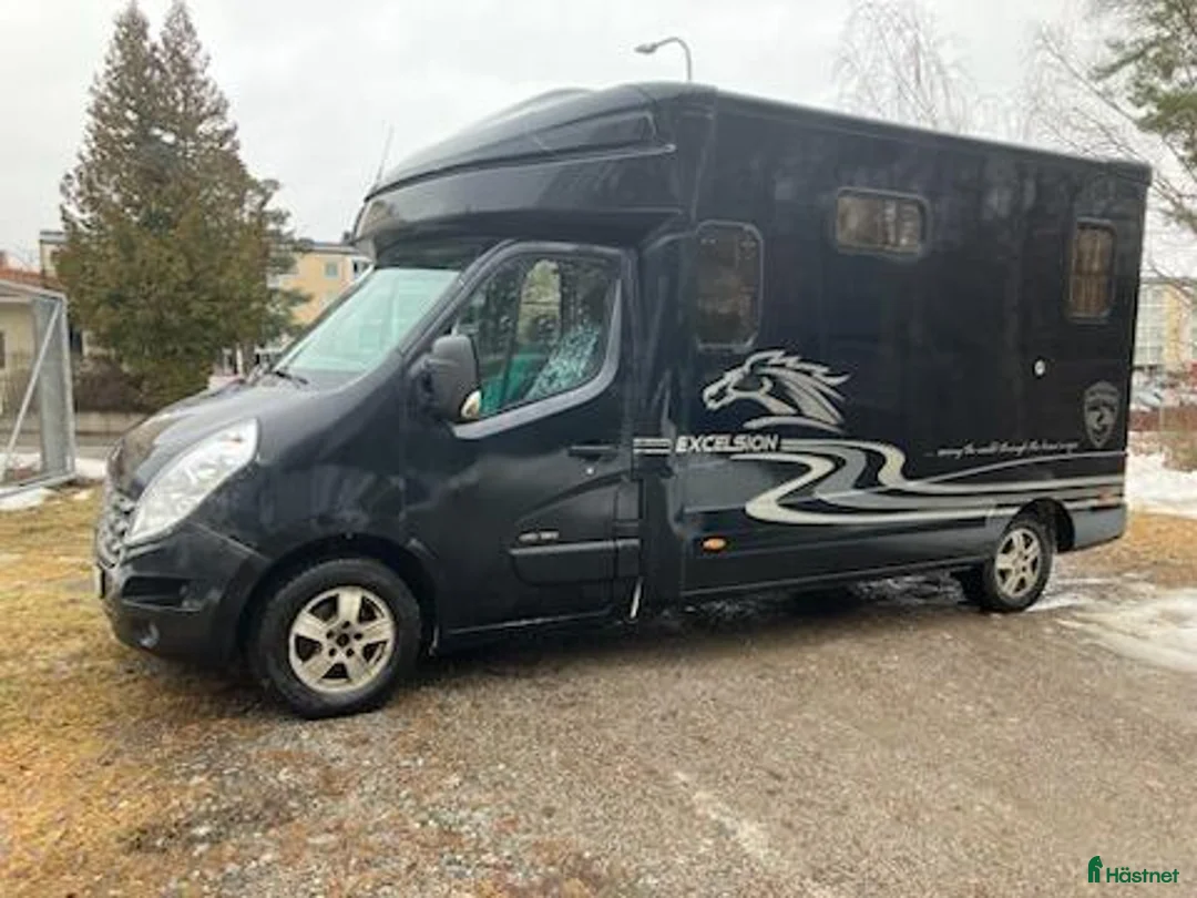 Hästlastbilar  fordon & transport till salu: B kort Paragan Exelsion 5 med IRELT hästsolarium - Annons 1