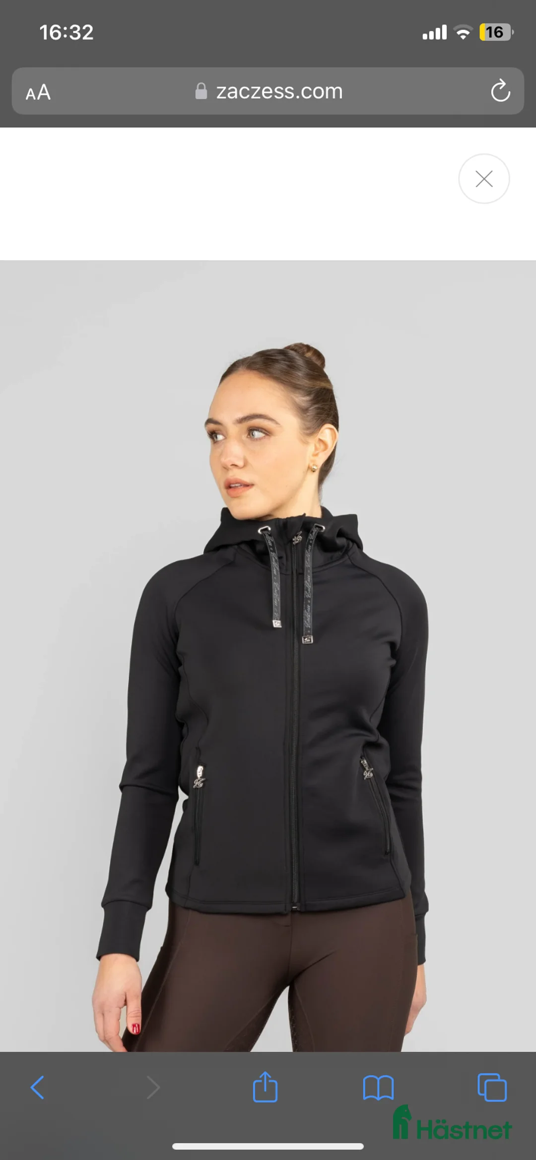 Jackor & Kavajer ryttarutrustning till salu: ZacZess hoodie i Slite - Annons 1