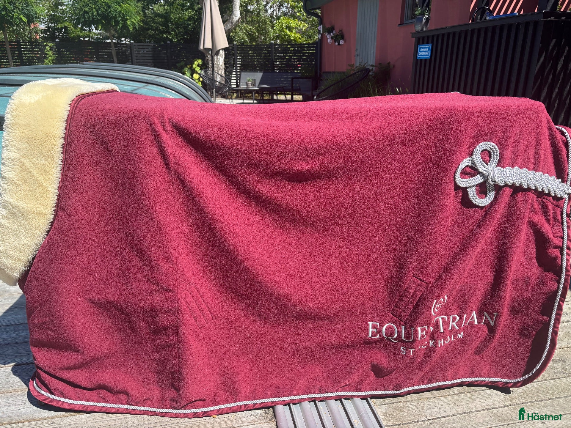 Täcken hästutrustning Stockholm Equestrian Fleecetäcke 125 cm - Annons 8