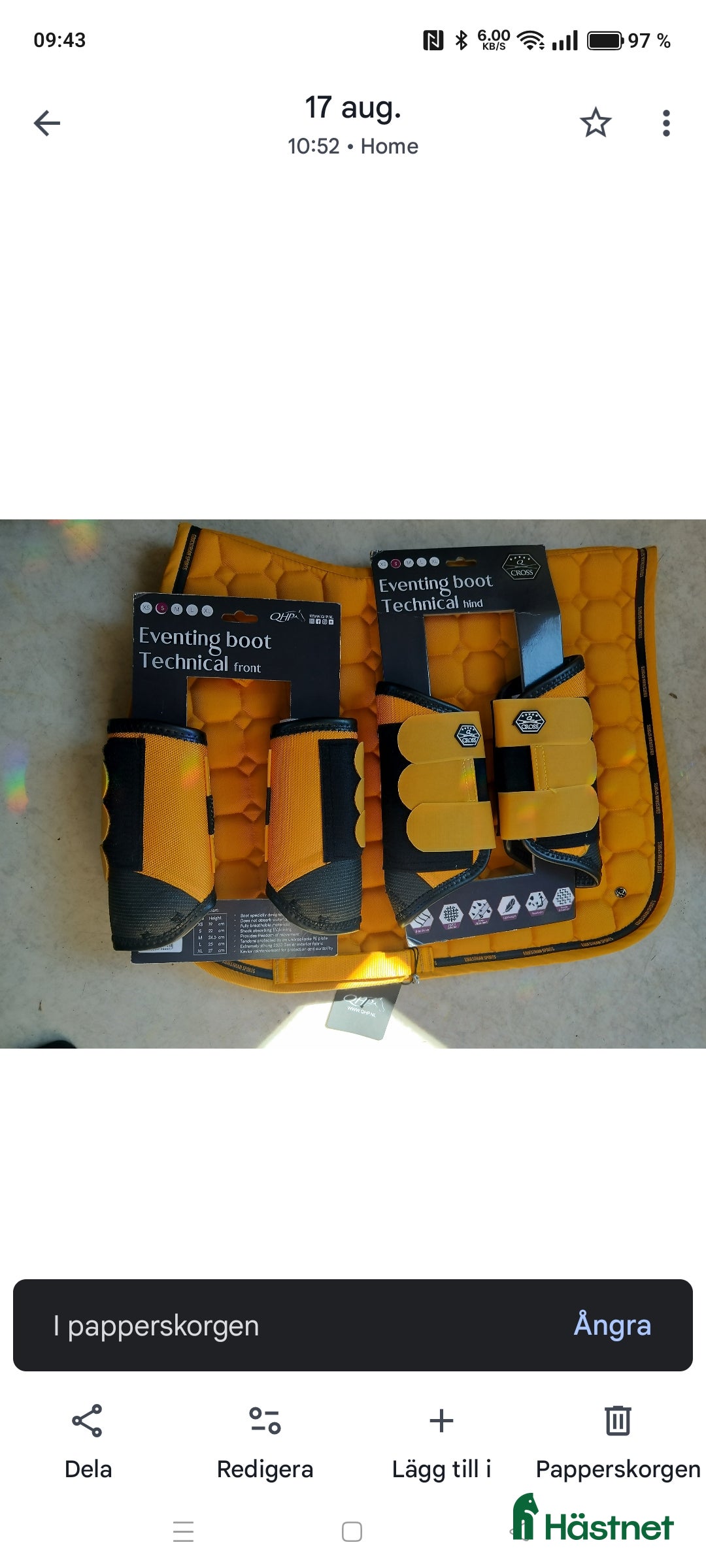 Schabrak & Vojlockar hästutrustning till salu: Equestrian schabrak skydd UHP i Ullared - Annons 5