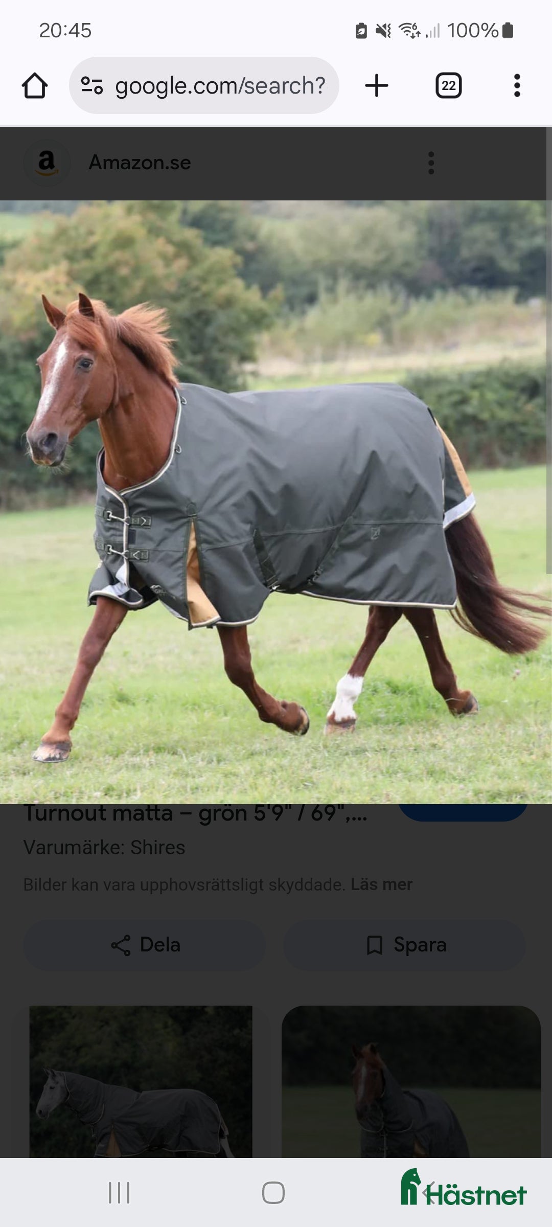 Täcken hästutrustning till salu: Shires highlander plus 50 g i Vaggeryd - Annons 8