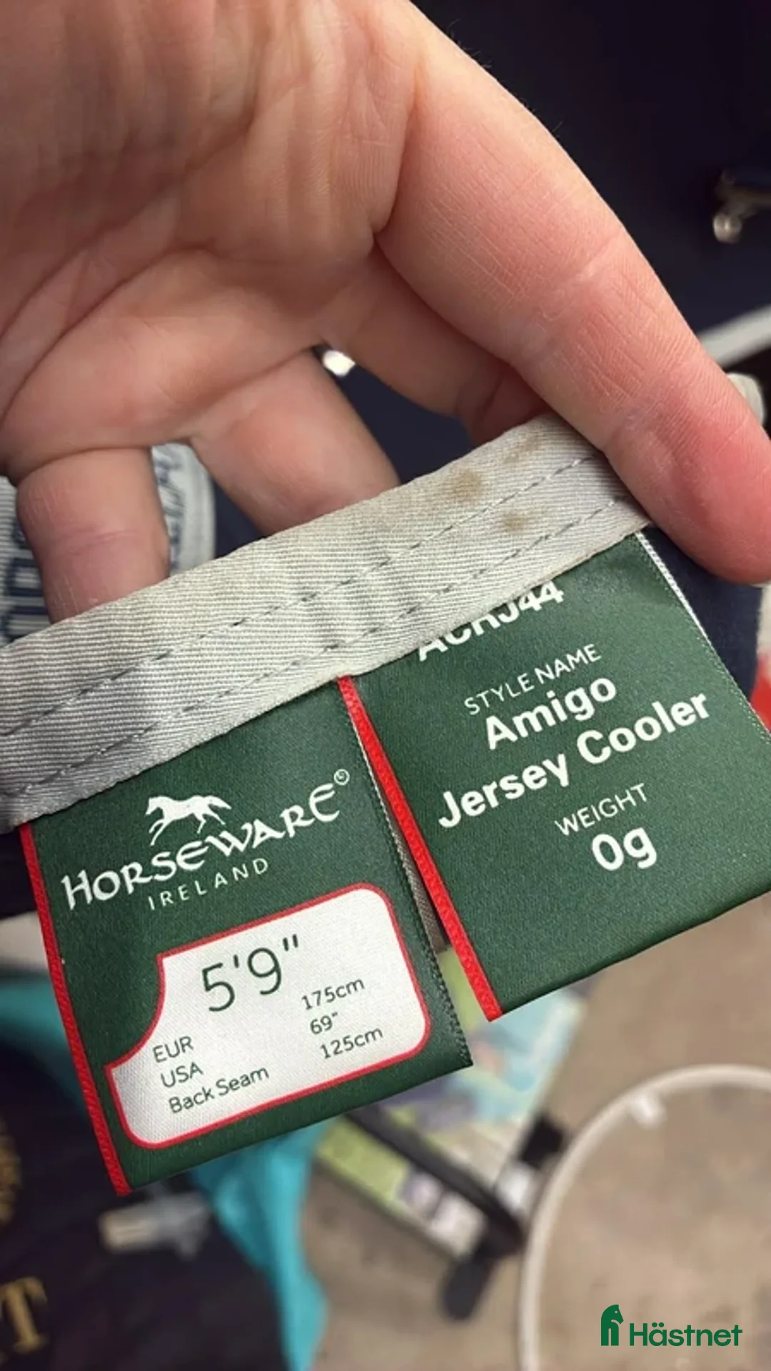 Täcken hästutrustning till salu: Horseware Amigo täcke Jersey Cooler stl 125  - Annons 2
