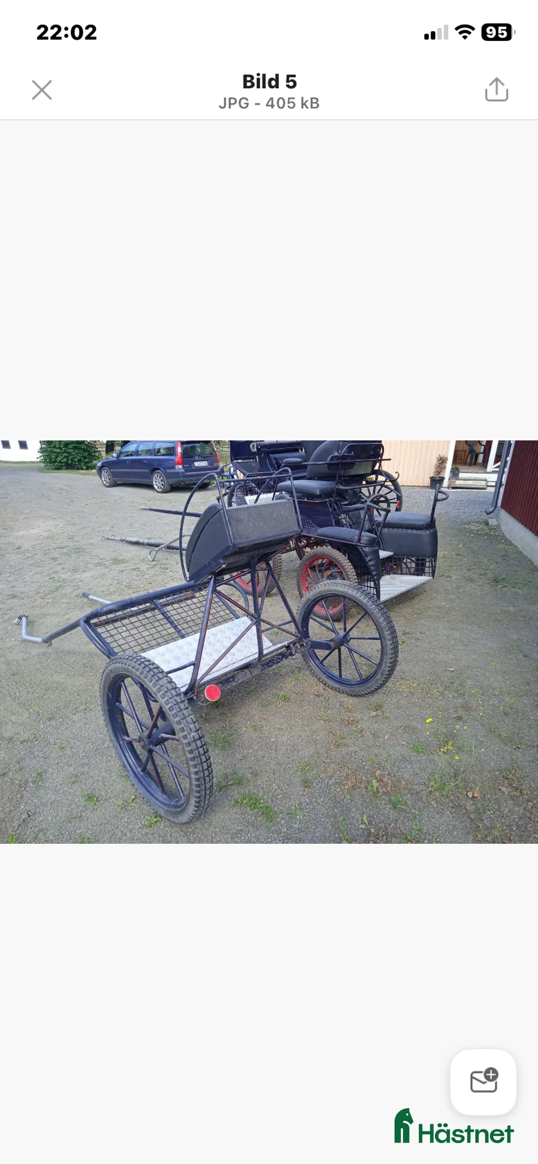 Körsulkys körning till salu: Inkörningssulky - Annons 2