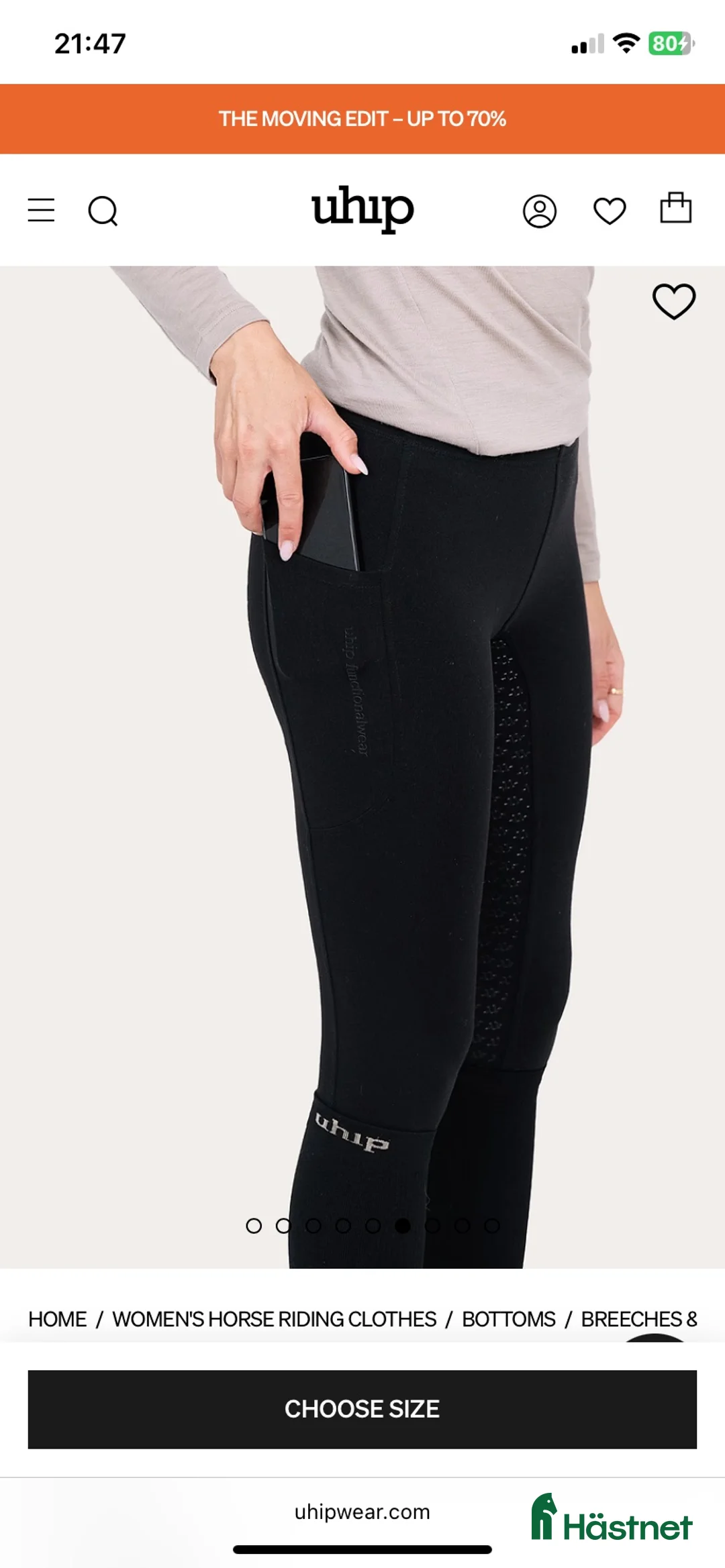 Ridbyxor ryttarutrustning till salu: Uhip ridtights - Annons 4