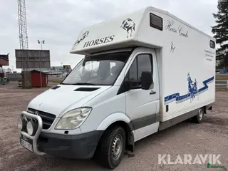 Hästlastbilar fordon & transport till salu: Mercedes Sprinter 318 Hästlastbil - Annons 1