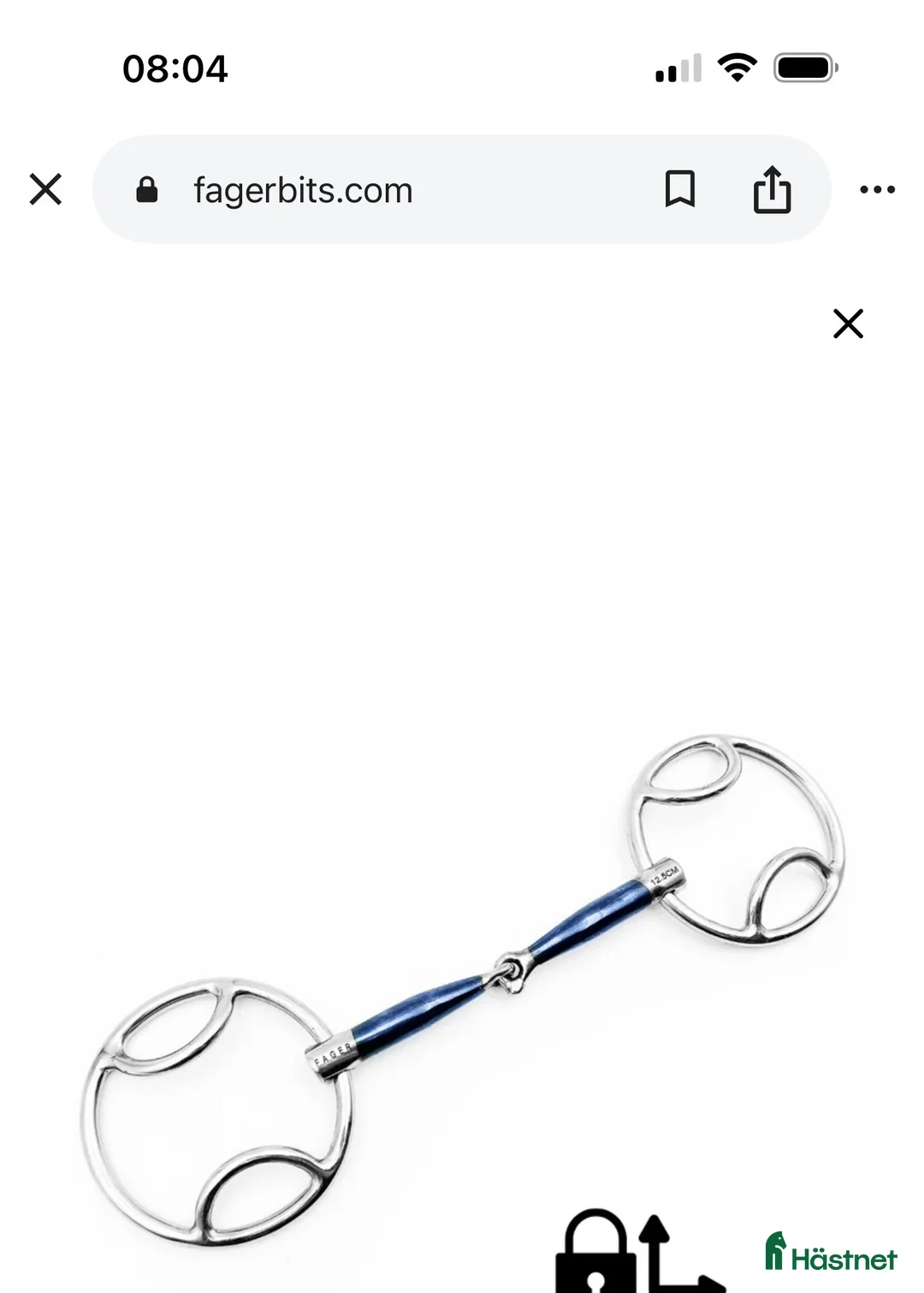 Bett hästutrustning till salu: Anna sötmalm beval - Annons 1