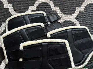 Benskydd hästutrustning Benskydd med fluff - Annons 2