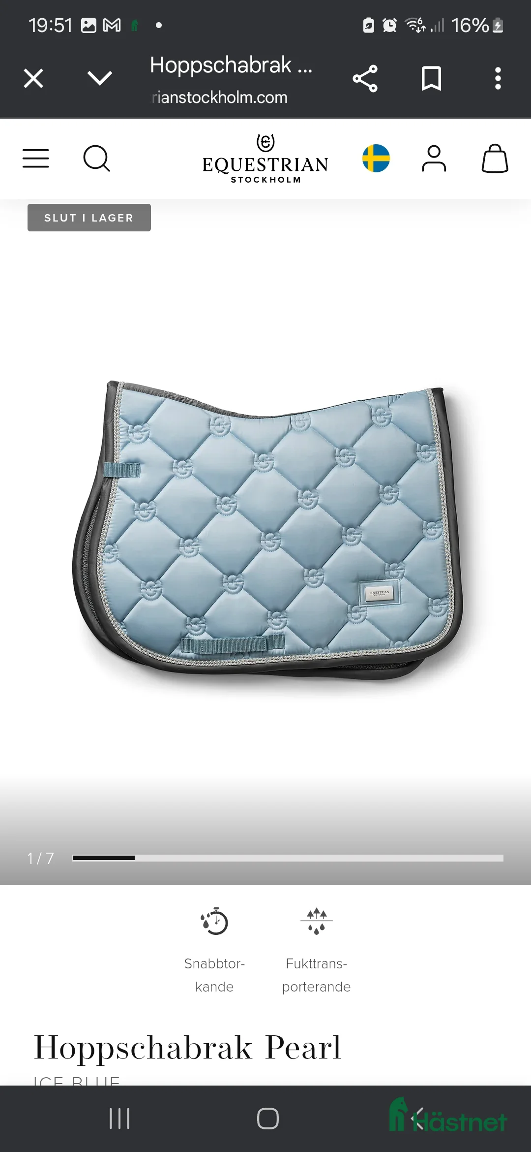 Schabrak & Vojlockar hästutrustning till salu: Equestrian stockholm shabrak!✨️ i Nora - Annons 2