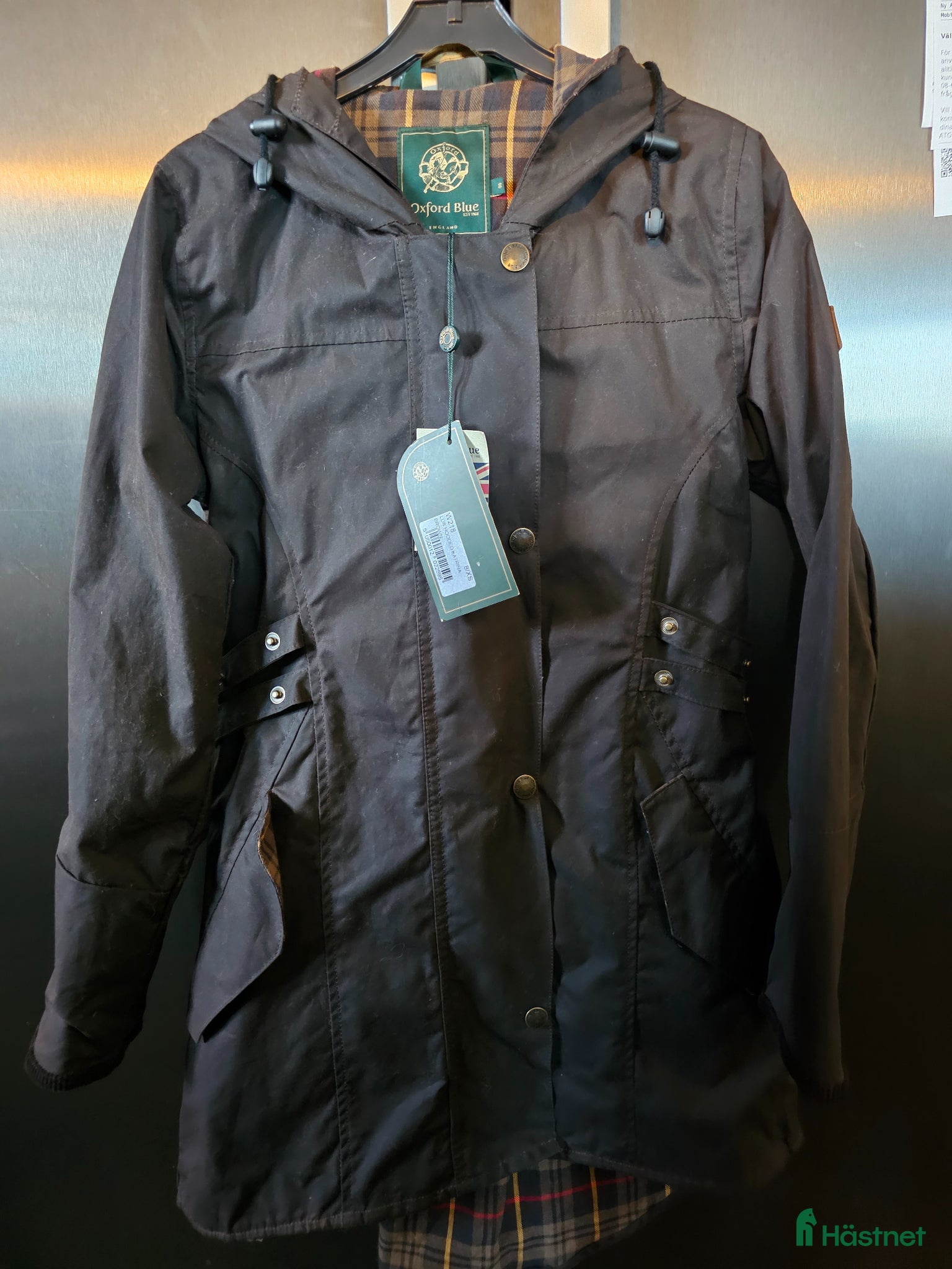 Jackor & Kavajer ryttarutrustning till salu: Oxford blue Katrina hooded XS brun - Annons 21