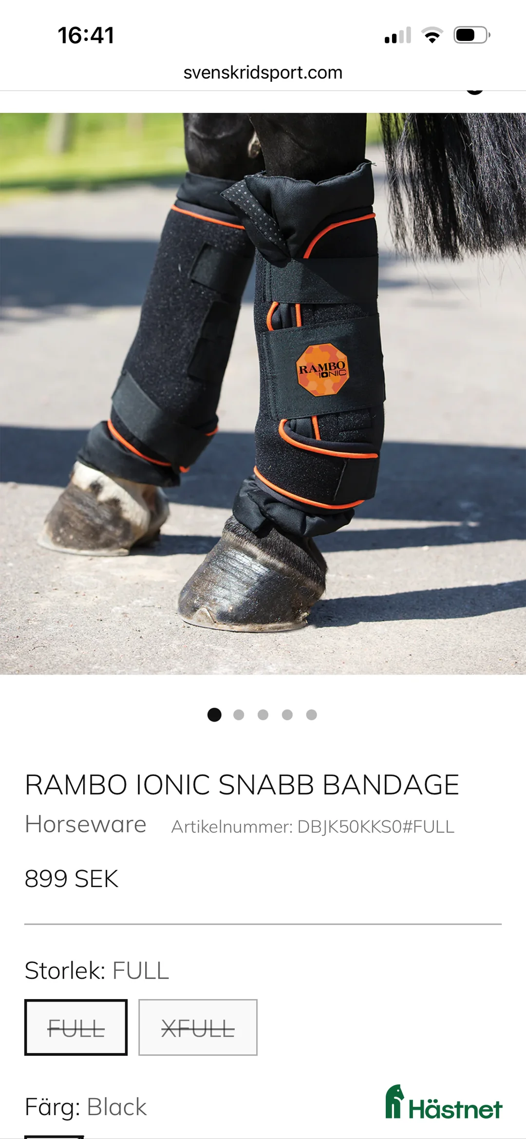 Benskydd hästutrustning till salu: Rambo Ionic transportskydd - Annons 2